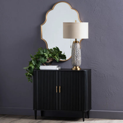 Camden Black Two Door Cabinet | 36 x 16 x 32.25 (in)