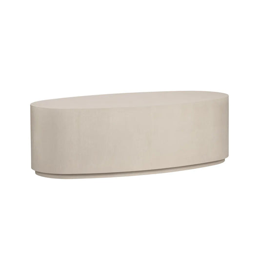 Ashbury Oval Plinth Cocktail or Coffee Table