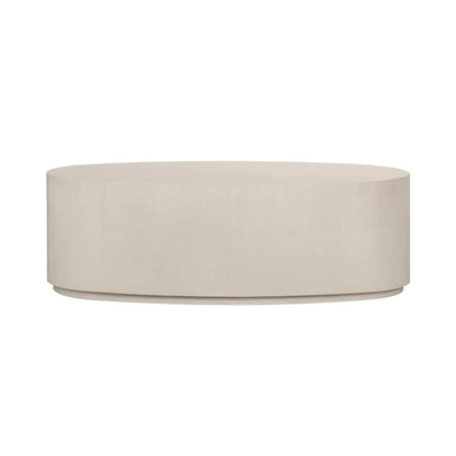 Ashbury Oval Plinth Cocktail or Coffee Table