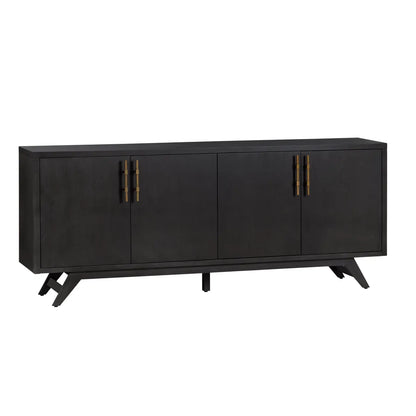 Kingsley Four-door Sideboard, Buffet, or Credenza | 80 x 15.5 x 32.5 (in)