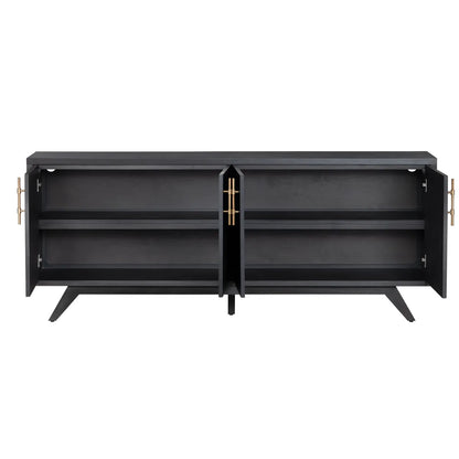 Kingsley Four-door Sideboard, Buffet, or Credenza | 80 x 15.5 x 32.5 (in)
