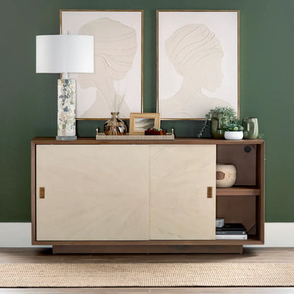 Danesfield Two-Door Sideboard - Brown - Transitional