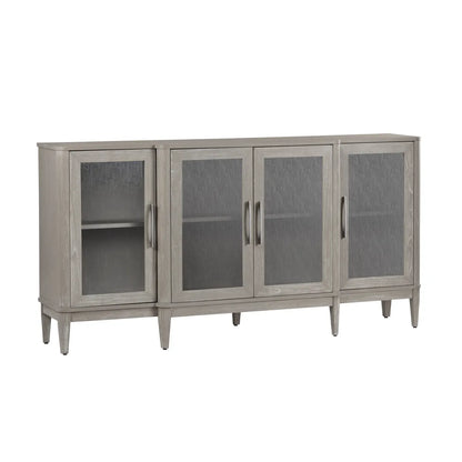 Marston Four-door Sideboard, Buffet, or Credenza | 76 x 17 x 38.75 (in)