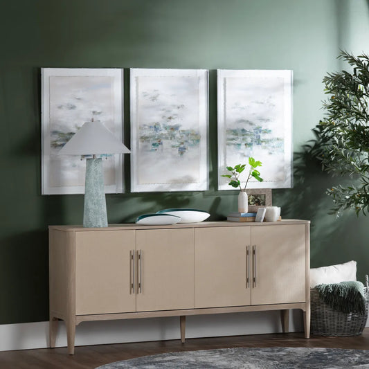 Eastwick Four-Door Sideboard - White - Transitional