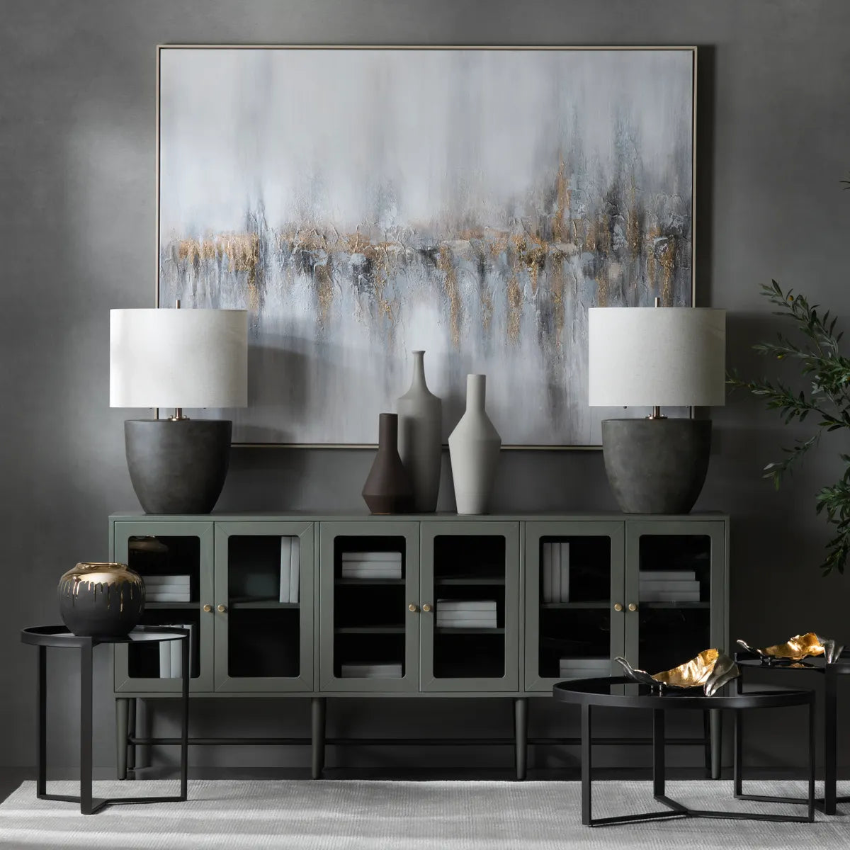 Hollingsworth Green Sideboard - Green - Transitional