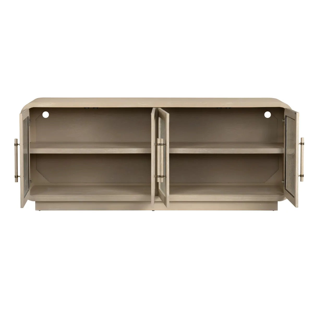 Juniper Ridge Four-Door Cabinet - Natural - Coastal, Transitional