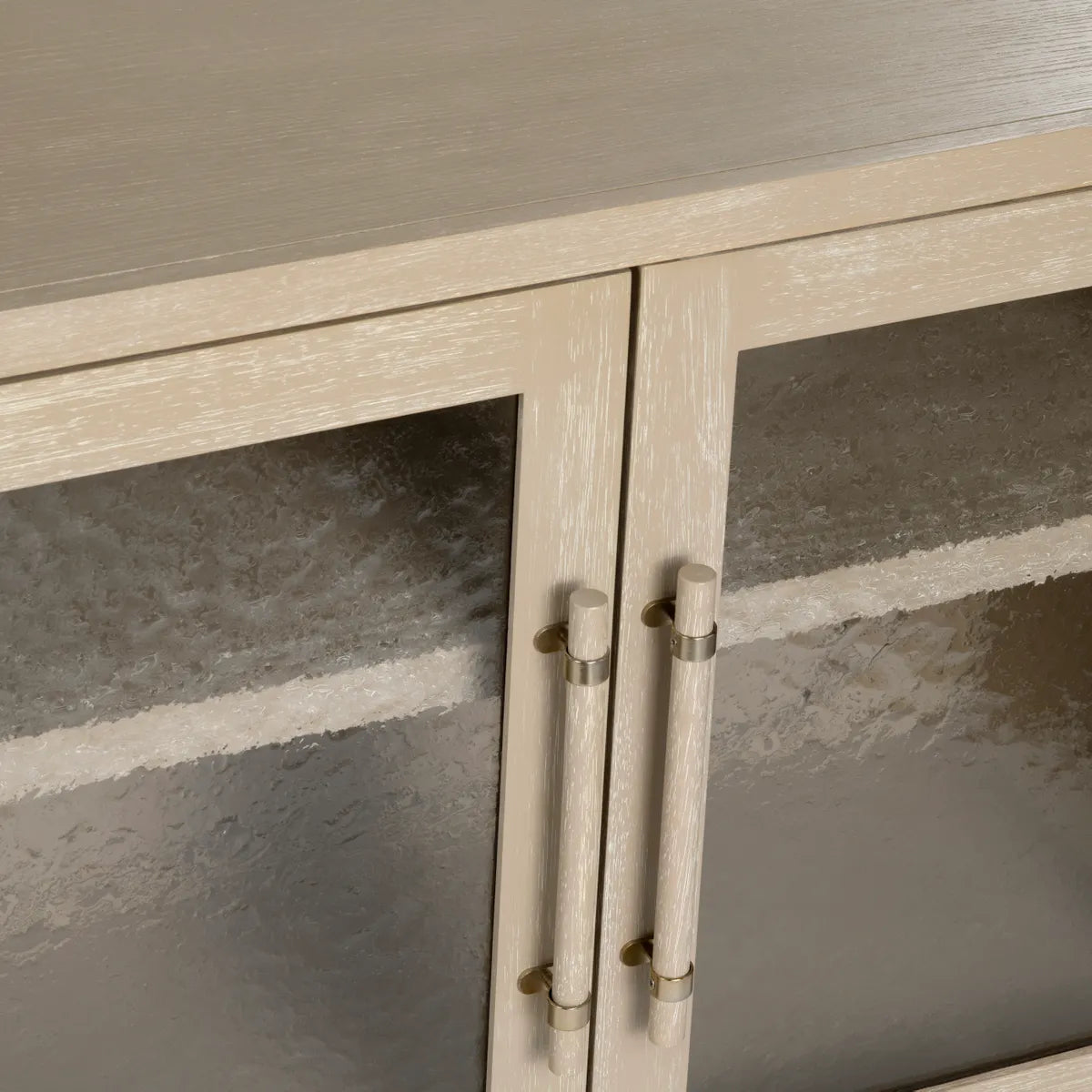 Juniper Ridge Four-Door Cabinet - Natural - Coastal, Transitional