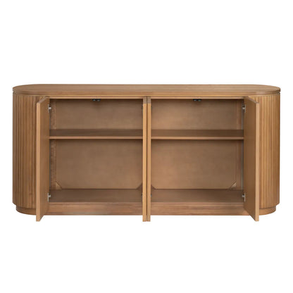 Northbridge Four-Door Sideboard - Natural - Coastal, Transitional