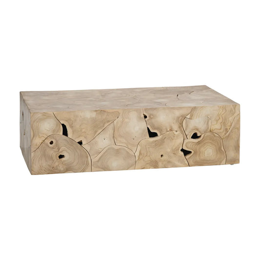 Whitmore Organic Slice Block Cocktail or Coffee Table