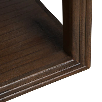Hastings Open Frame Square Wood Cocktail or Coffee Table