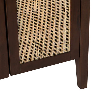 Oakmere Six-Door Cabinet - Brown - Transitional
