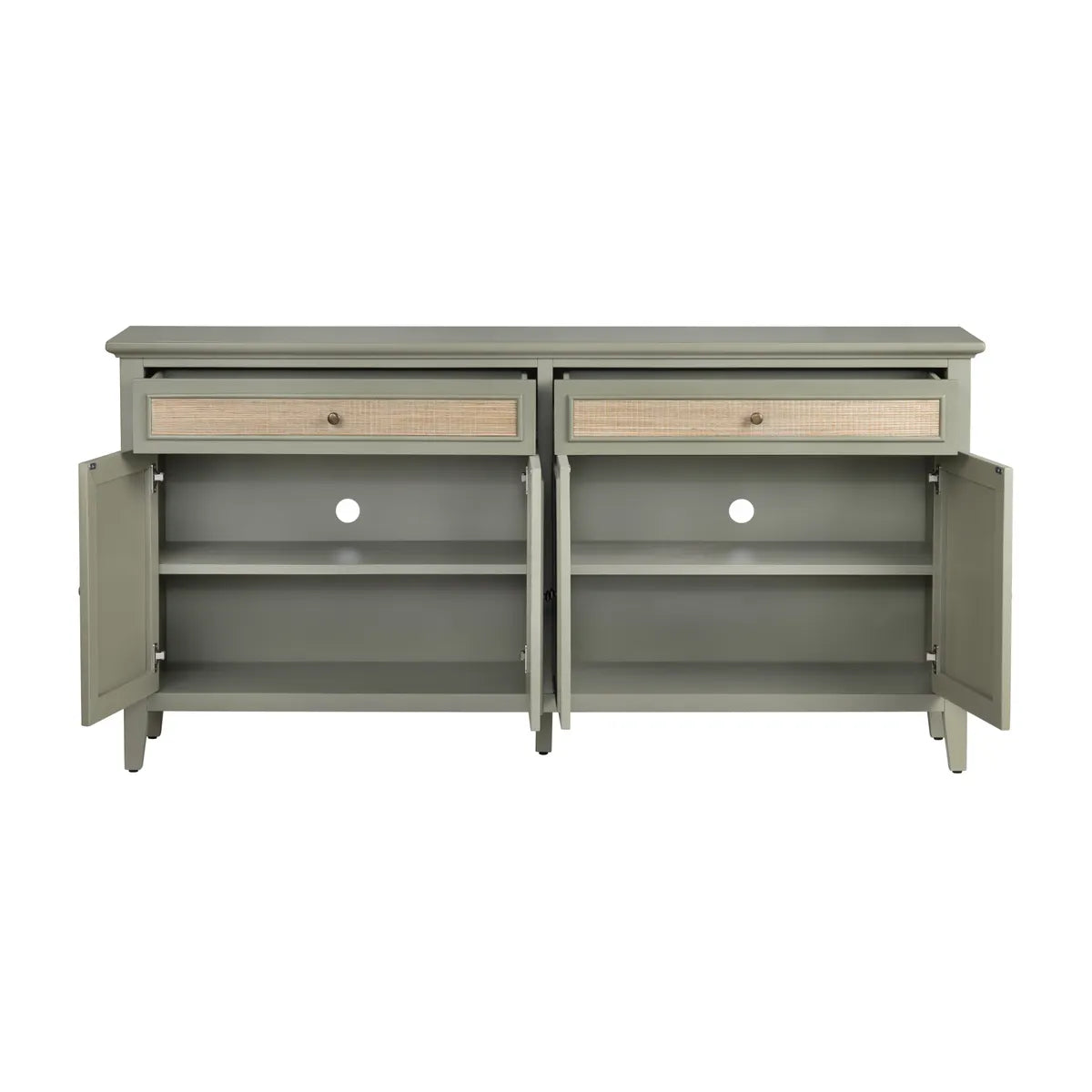 Pendleton Four-Door Sideboard - Green - Rustic
