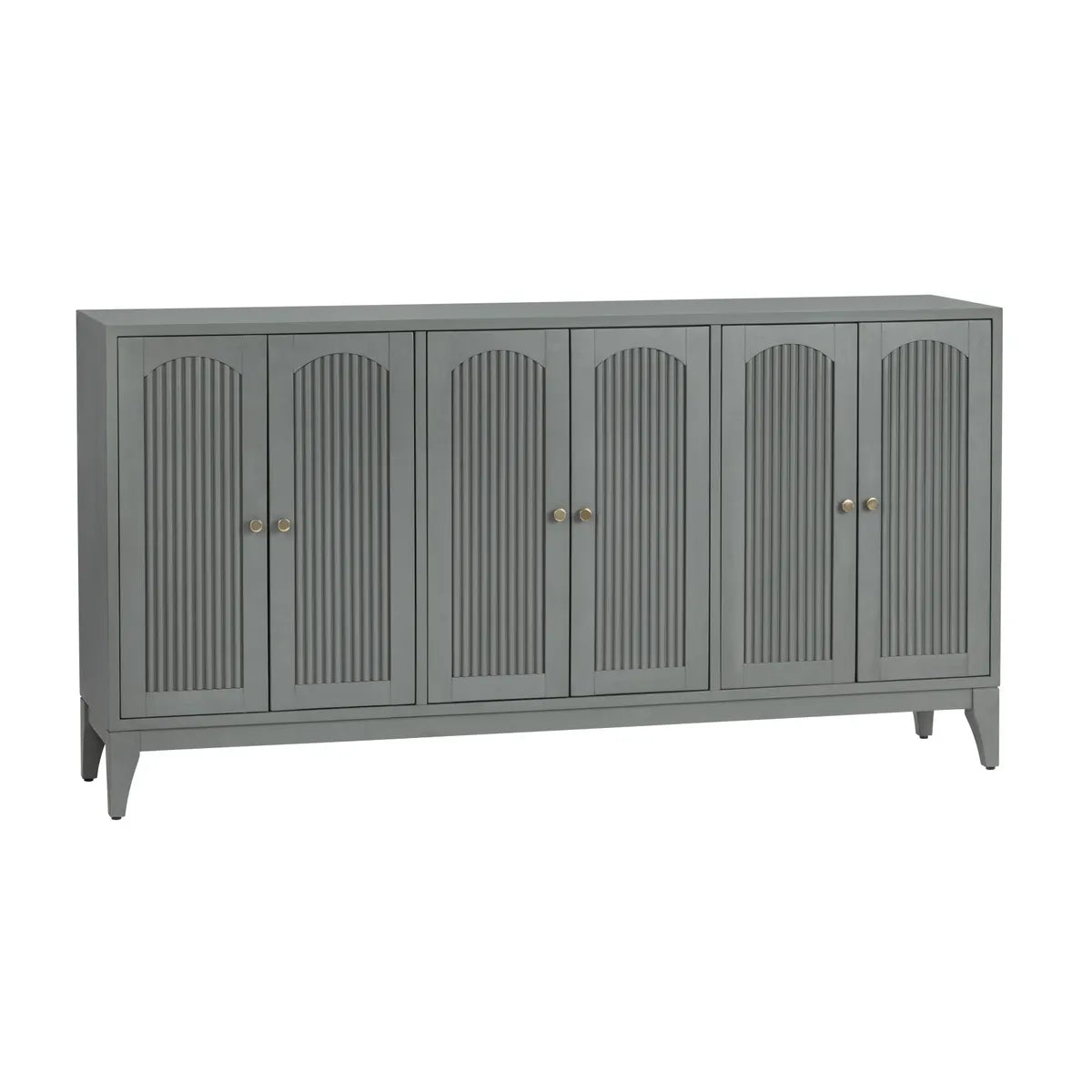 Quarrybrook Six-Door Sideboard - Green - Transitional