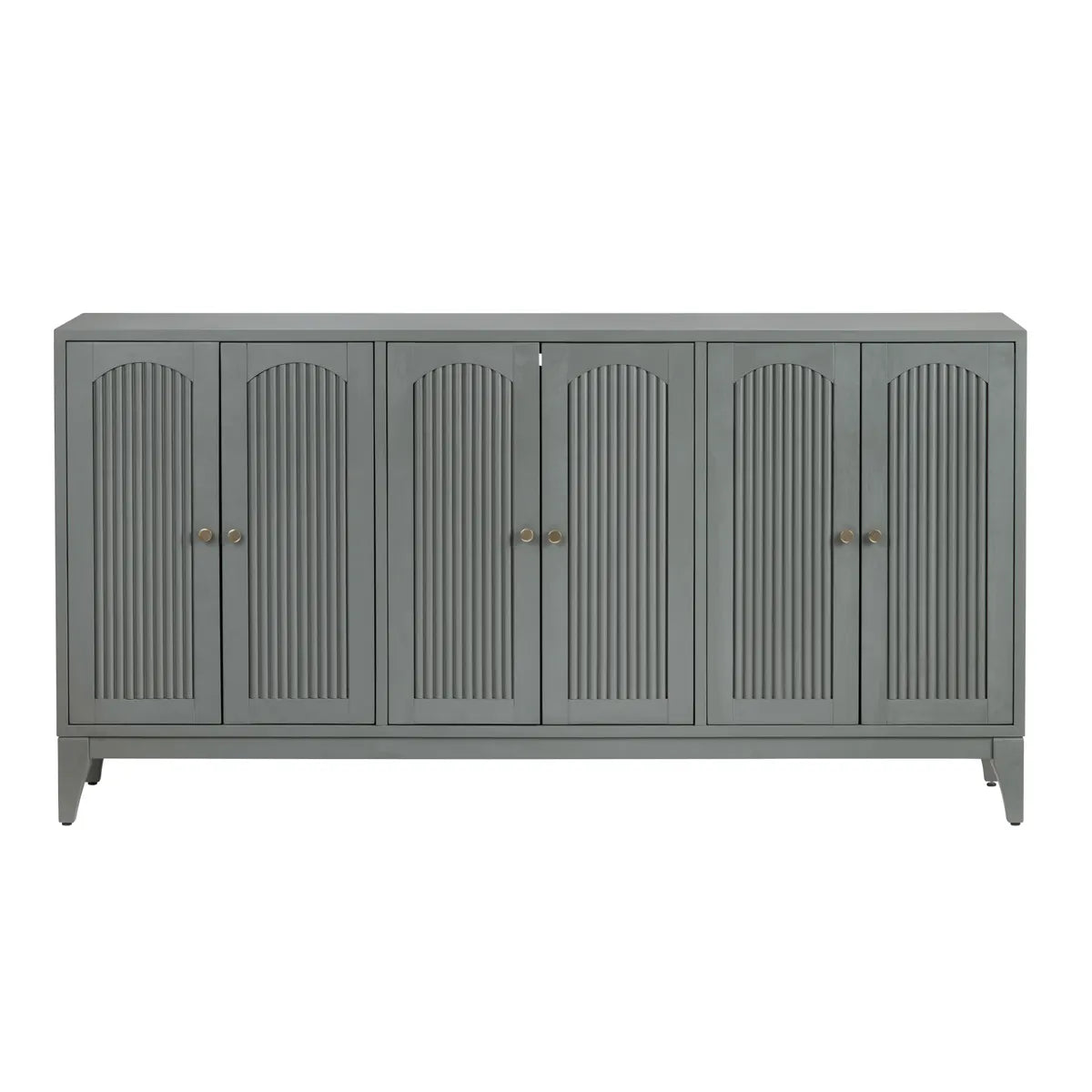 Quarrybrook Six-Door Sideboard - Green - Transitional