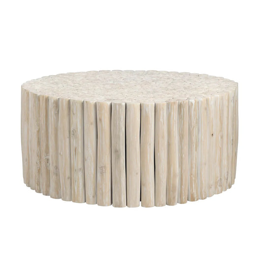 Bexley Live Edge Wood & Metal Cocktail or Coffee Table