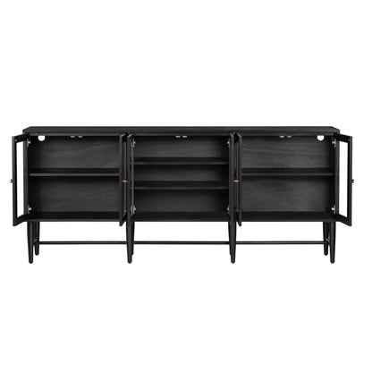 Ridgegate Black Sideboard - Black - Transitional