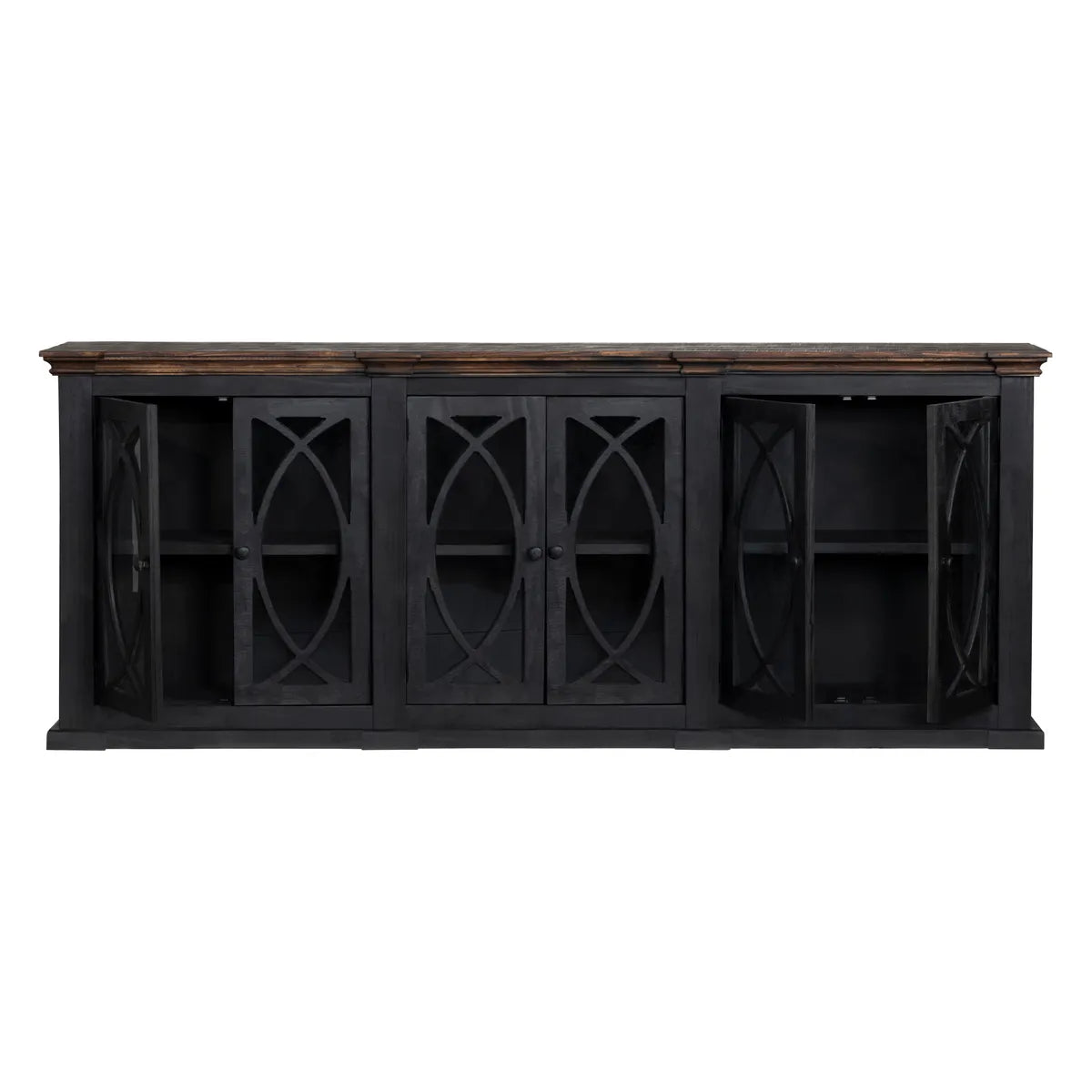 Harper Sideboard, Buffet, or Credenza | 96 x 16.5 x 38.25 (in)