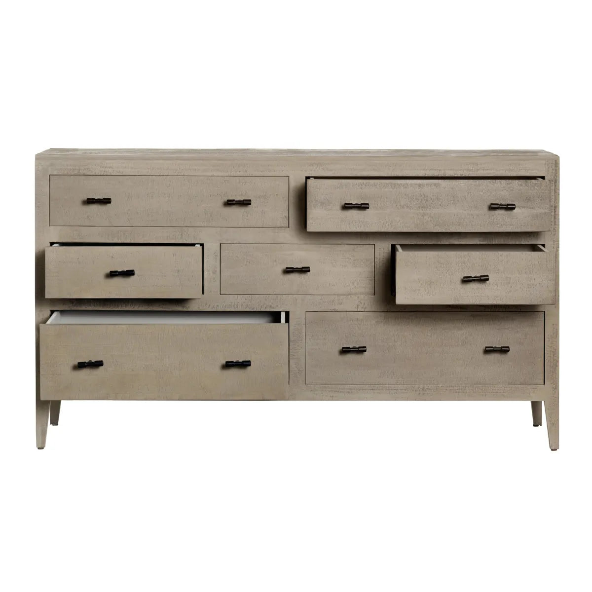Skaneateles Painted Brown Nightstands (2-Pack), Wood, Transitional, tapered legs, solid wood craftsmanship