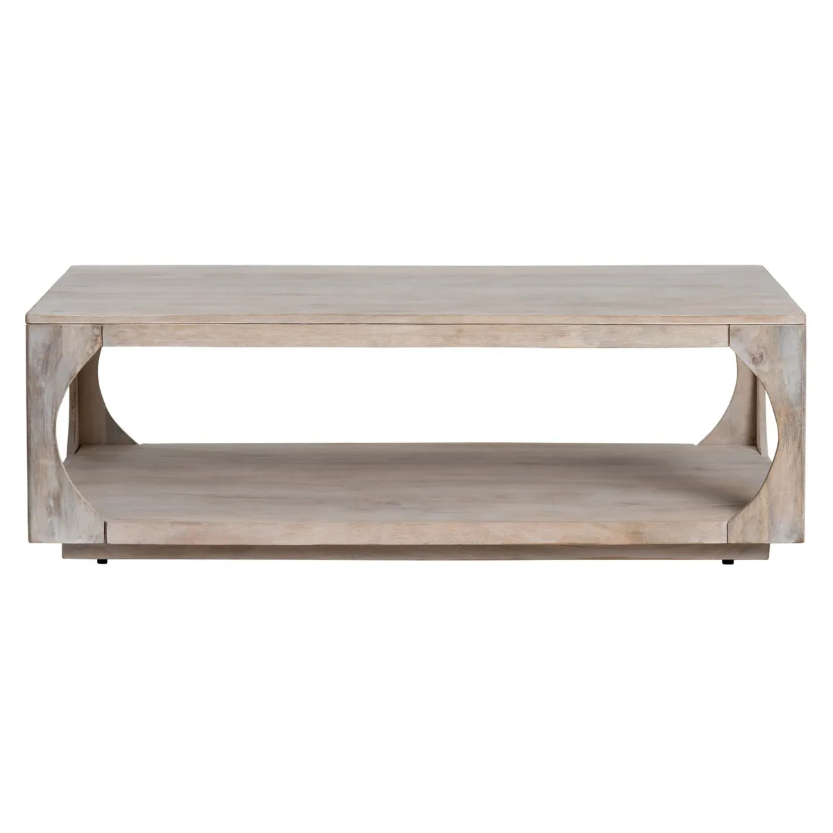 Fairfield Open-Block Rectangular Cocktail or Coffee Table