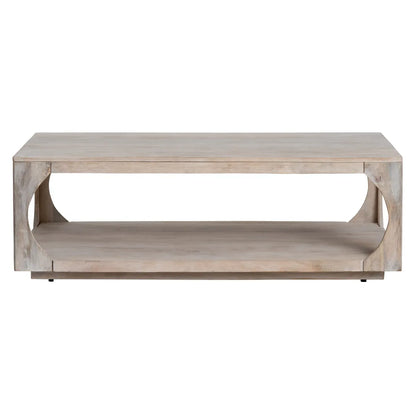 Fairfield Open-Block Rectangular Cocktail or Coffee Table