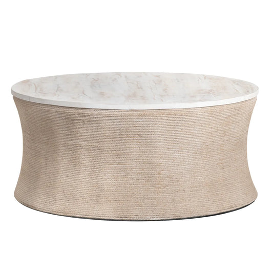 White Sand Rope-Base Cocktail or Coffee Table