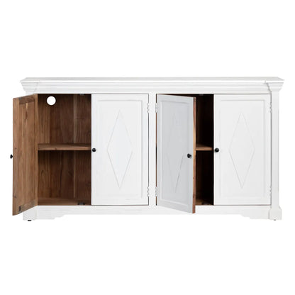 Thornfield Sideboard - White - Coastal, Traditional
