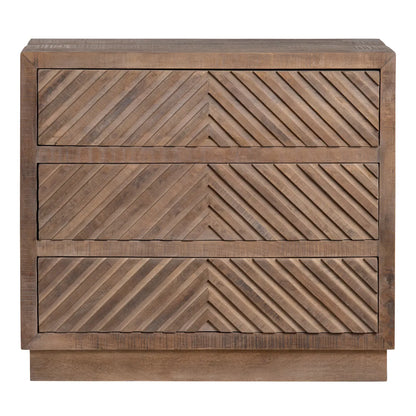 Cold Spring Stained Brown Nightstands (2-Pack), Mango Wood, Rustic, solid wood craftsmanship, distressed wood texture