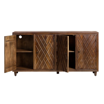 Chippendale Sideboard, Buffet, or Credenza | 72 x 16 x 37 (in)