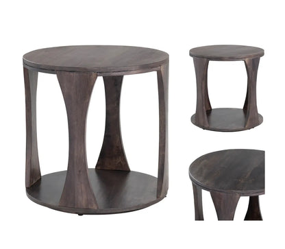 Briarbrook End Table (Set of 2) - Round - Solid Wood