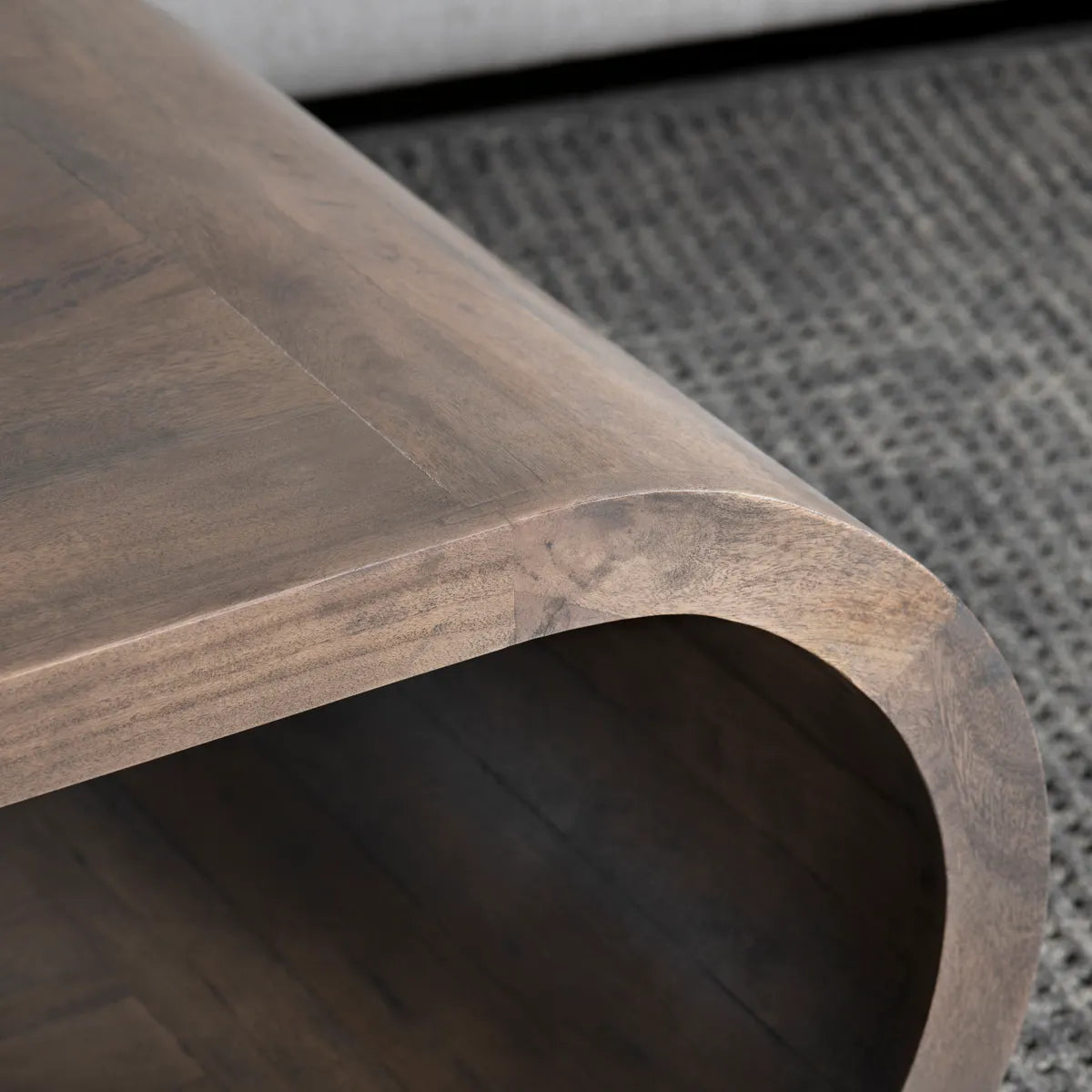 Kingstyn Curved Edge Cocktail or Coffee Table