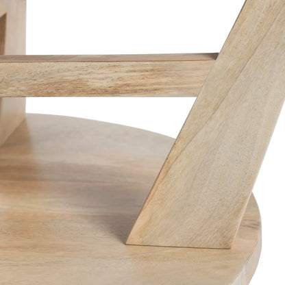 Ellery Geometric Round Cocktail or Coffee Table