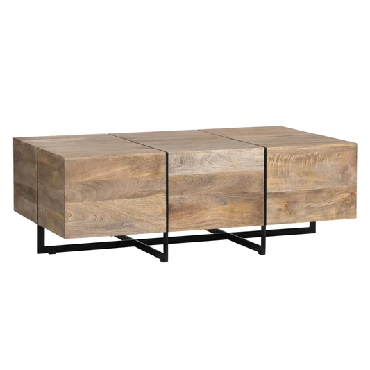 Westglen Block & Iron Cocktail or Coffee Table