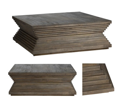 Covington Tiered Square Cocktail or Coffee Table