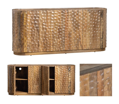 Ashbourne Four-door Sideboard, Buffet, or Credenza | 76 x 17 x 32 (in)