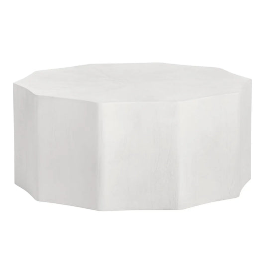 Devon Sculpted Octagon Cocktail or Coffee Table