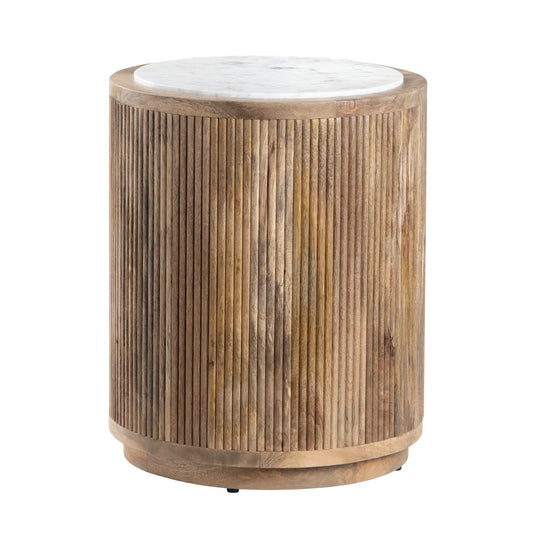 Cranbrook End Table (Set of 2) - Solid Wood - Marble Top