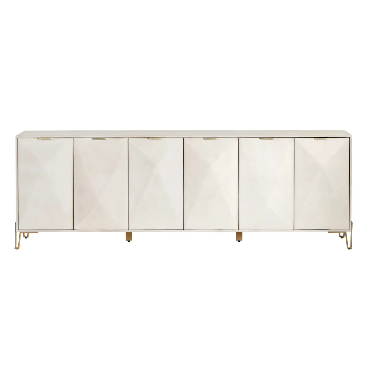 Westerdale Six-Door Sideboard - White - Contemporary, Transitional