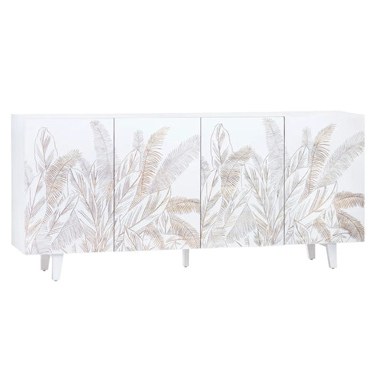 Seaside Four-door Sideboard, Buffet, or Credenza | 79 x 16 x 35 (in)
