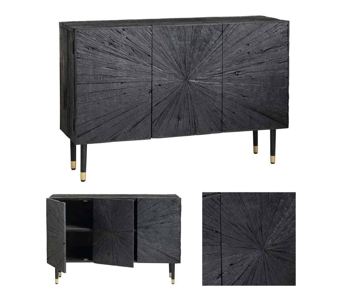 Stonehaven Three-door Sideboard, Buffet, or Credenza | 47 x 15 x 32 (in)