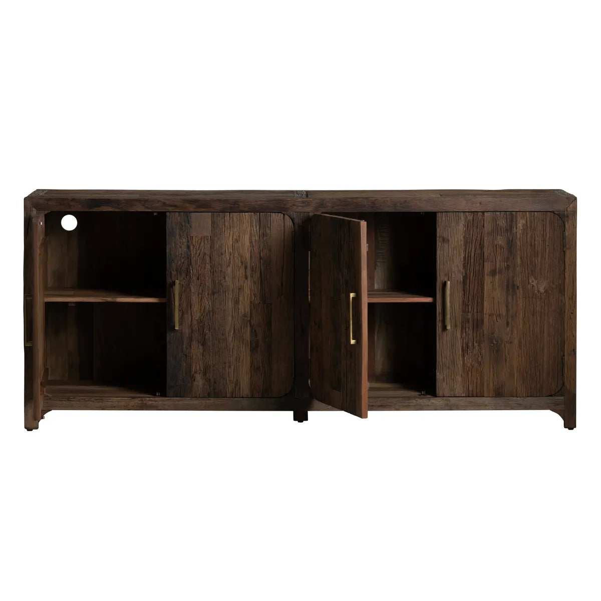 Cheswick Ridge Four-Door Sideboard - Brown - Rustic
