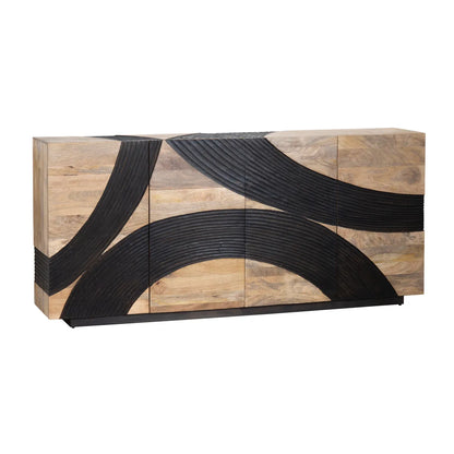 Parkhurst Four-door Sideboard, Buffet, or Credenza | 80 x 16 x 36 (in)
