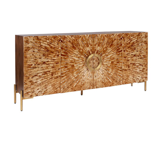 Ironwood Bone Inlay Sideboard, Buffet, or Credenza | 70 x 16 x 33.5 (in)