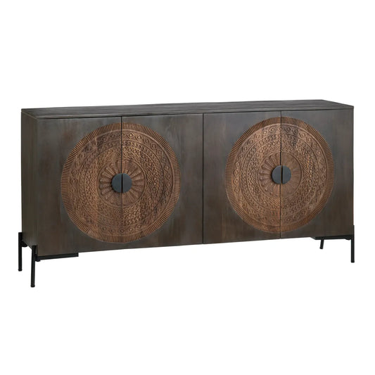 Sienna Four-door Sideboard, Buffet, or Credenza | 69 x 19 x 31 (in)