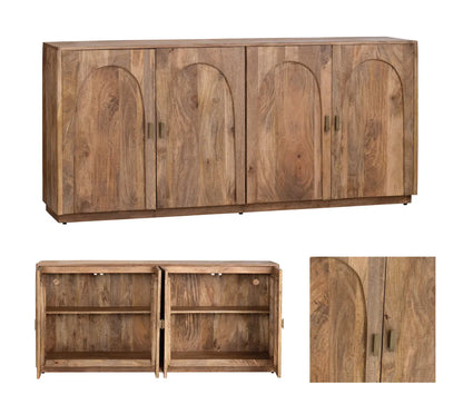 Sterling Four-door Sideboard, Buffet, or Credenza | 74 x 16 x 34.25 (in)