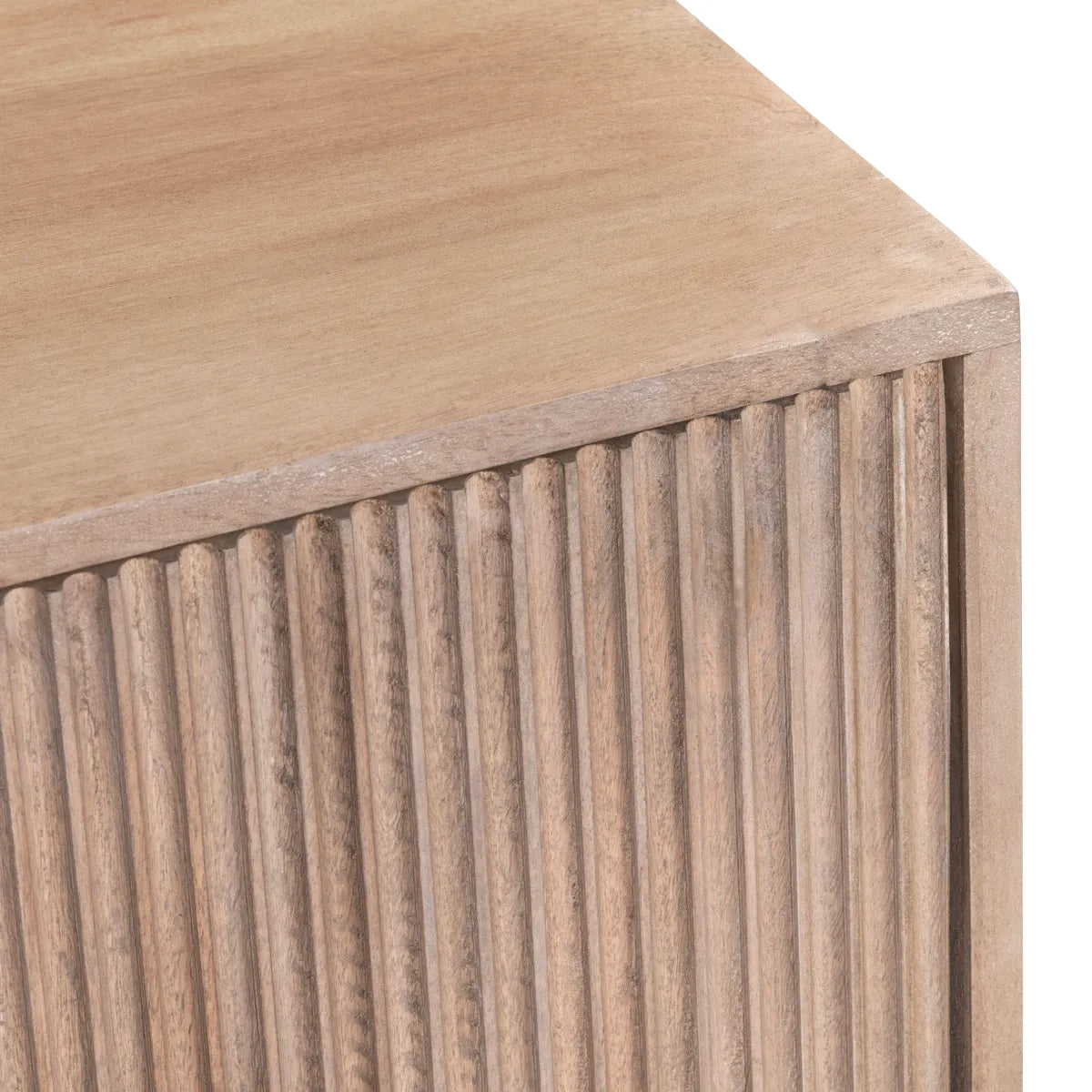 Doverly Four-Door Cabinet - Natural - Transitional