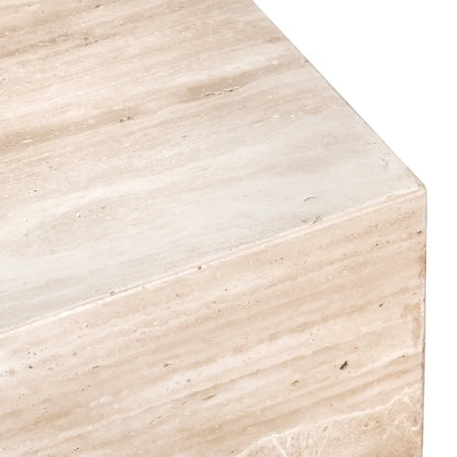 Kimbrough Travertine Cocktail or Coffee Table
