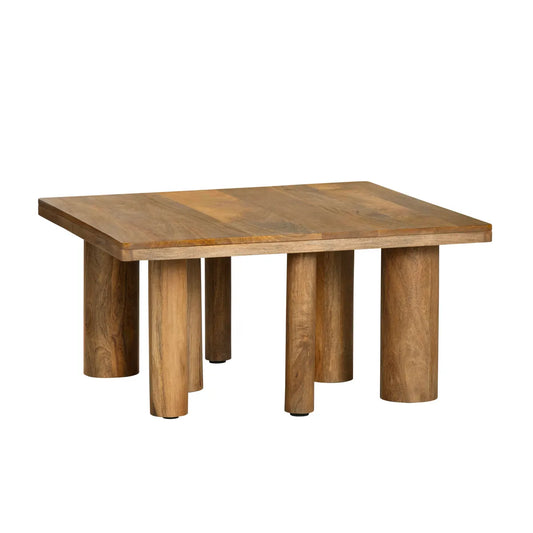 Hadley Pillar-Leg Rectangular Cocktail or Coffee Table