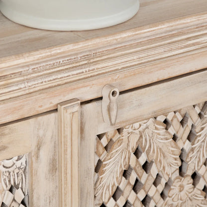Greystone Four-Door Sideboard - White - Coastal