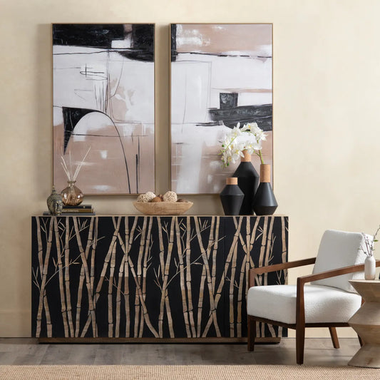 Kingsport Four-door Sideboard, Buffet, or Credenza | 72 x 16 x 36 (in)