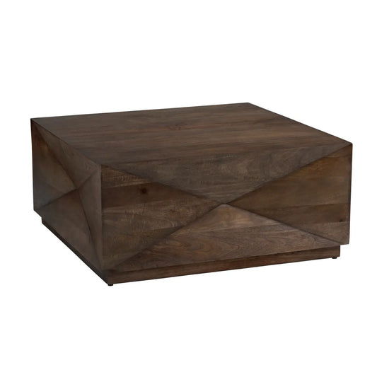 Granville Faceted Block Cocktail or Coffee Table